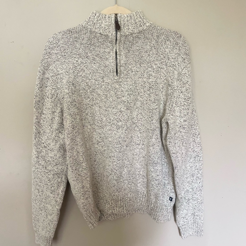 Chaps Cream Knit Sweater